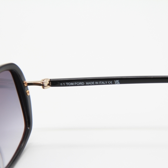 NEW TOM FORD BONHAM SUNGLASSES TOM FORD TF923 01B WOME SQUARE FT0923/S - Picture 9 of 11